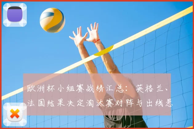 欧洲杯小组赛战绩汇总：英格兰、法国结果决定淘汰赛对阵与出线悬念